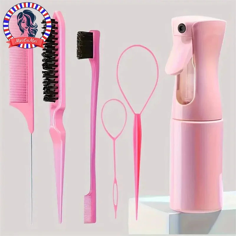 6pc Hair Styling Brush Set – Salon & Home Hairdressing Brushes