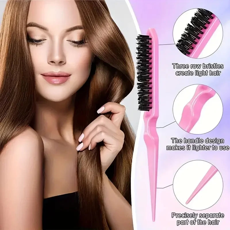 6pc Hair Styling Brush Set – Salon & Home Hairdressing Brushes